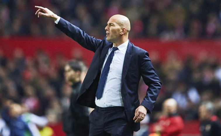 Entrenador Real Madrid, Zinedine Zidane.