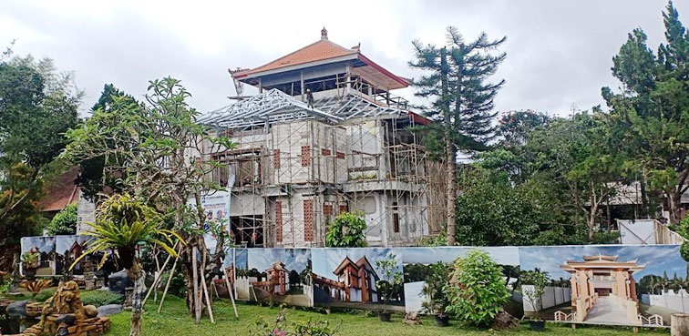 kegiatan renovasi gedung bmb bangli.