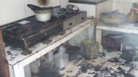 dapur terbakar