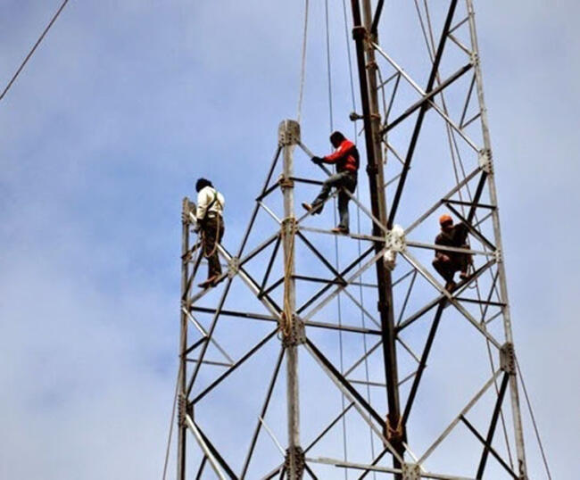 pembangunan tower