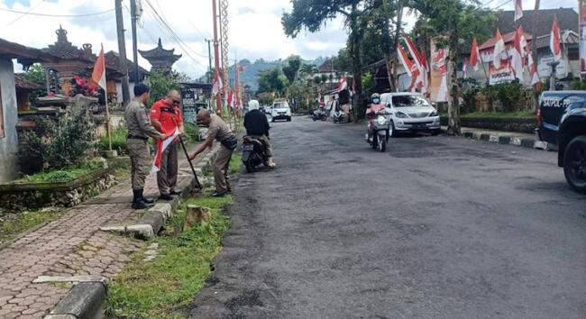 satpol pp bendera