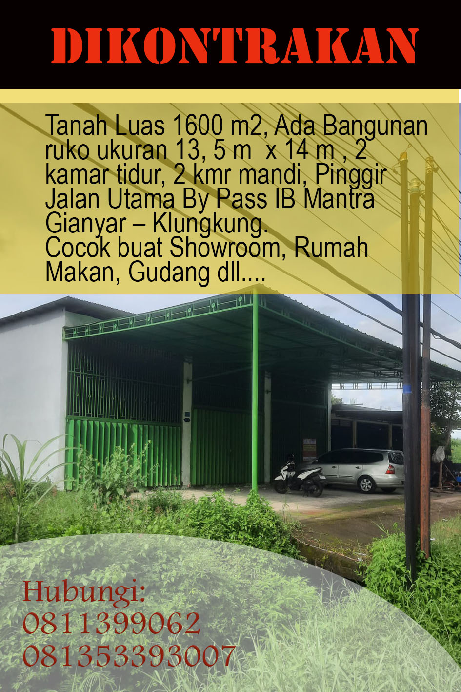iklan gudang klungkung